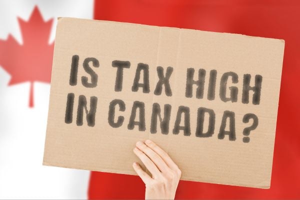 is tax high in canada image