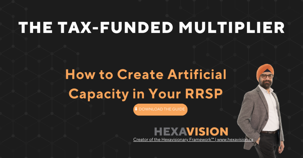 The Tax-Funded Multiplier Graph - Sunny Kochar Wealth Strategist - RRSP Gross Up Strategy 2025